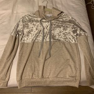 Velvet hoodie